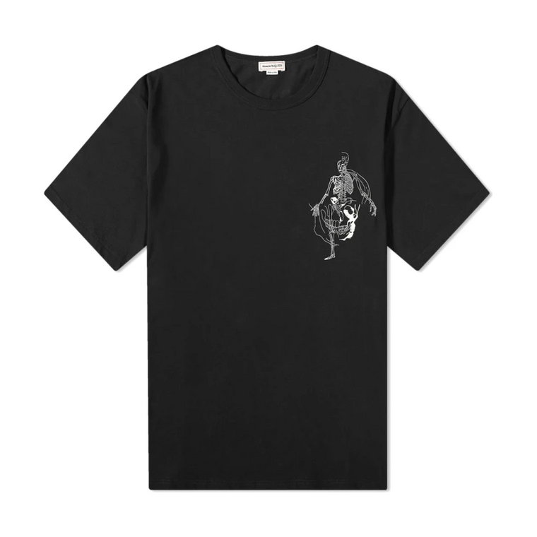 Luźny Bawełniany T-shirt Alexander McQueen