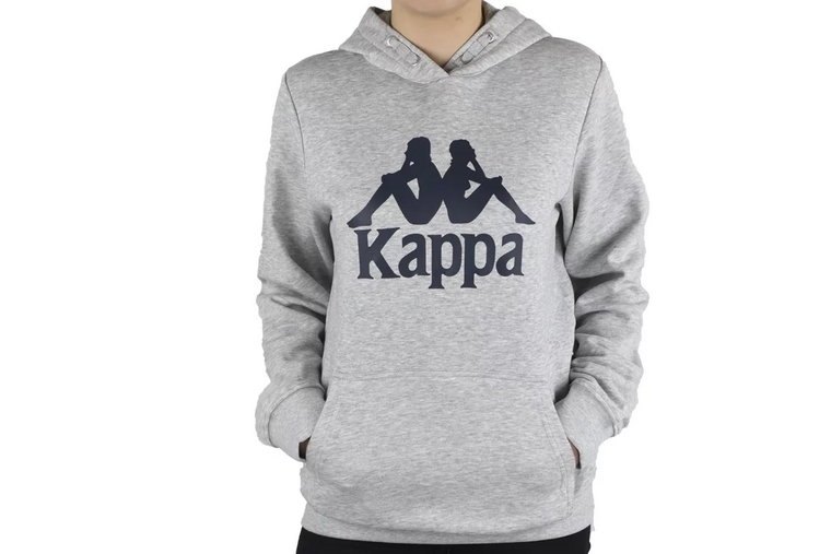 Kappa Taino Kids Hoodie 705322J-18M, Dla chłopca, Szare, bluzy, bawełna, rozmiar: 128