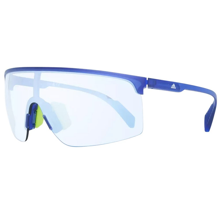 Niebieskie sportowe okulary przeciwsłoneczne dla mężczyzn Adidas