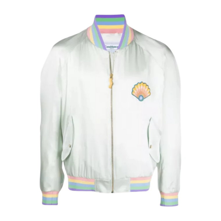 Satin Shell Souvenir Kurtka Bomber Casablanca