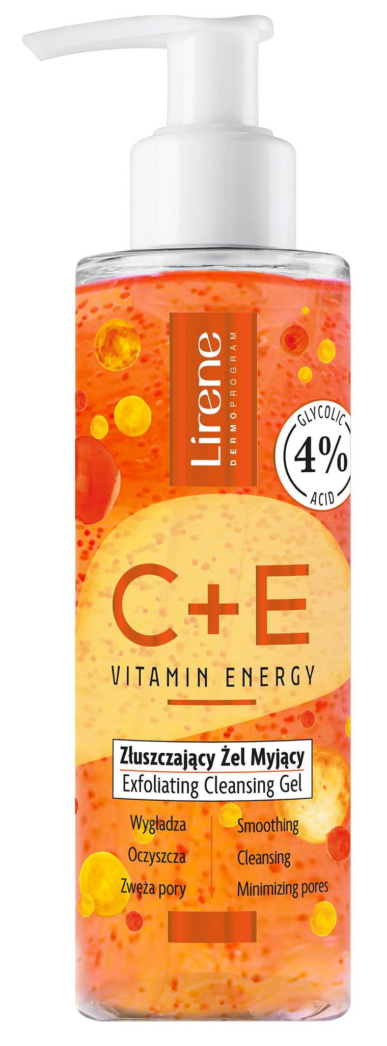 Lirene C+E Vitamin Energy Żel złuszczający