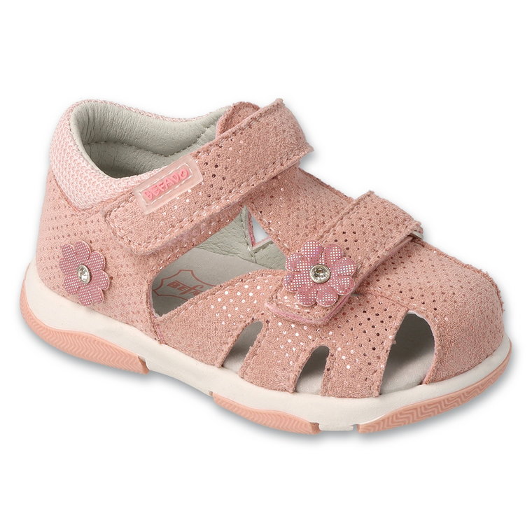 Befado obuwie dziecięce pink 170P079 różowe
