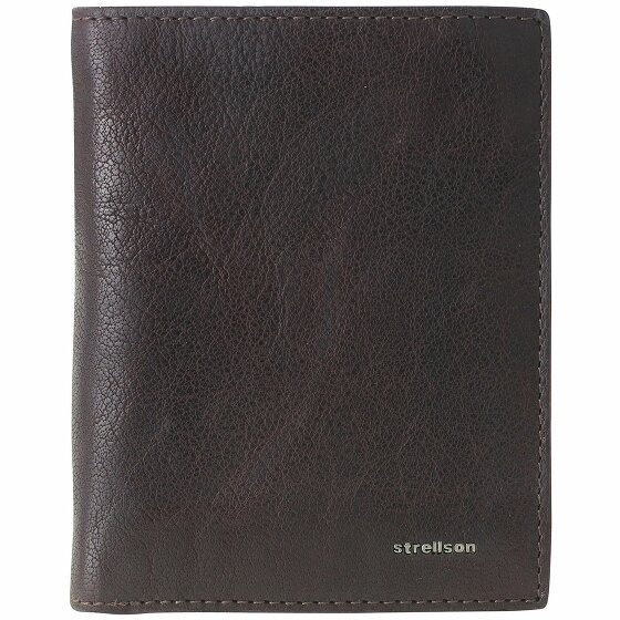 Strellson Jefferson BillFold V8 Wallet Leather 10,5 cm dark brown
