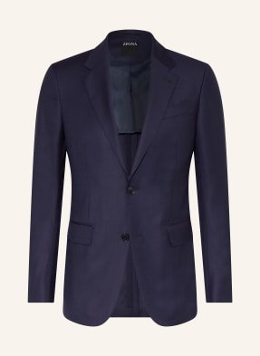 Zegna Marynarka Milano Slim Fit blau