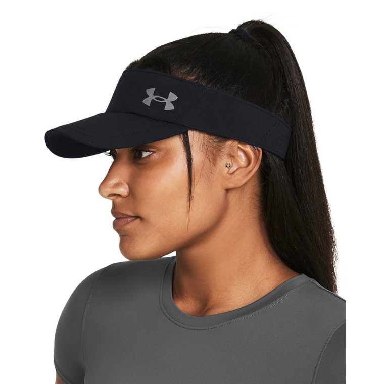 Damski daszek do biegania Under Armour W Iso-chill Launch Visor - czarny