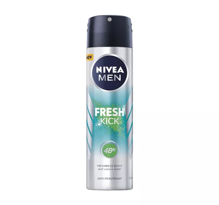 NIVEA MEN FRESH KICK ANTYPESPIRANT W SPRAY'U 150ML