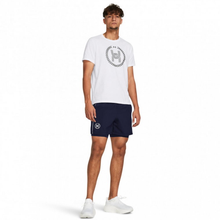 Męskie spodenki do biegania Under Armour UA Run Anywhere 5'' Shorts - granatowe