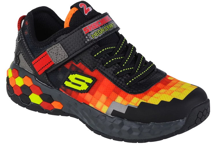 Skechers Mega-Craft 2.0 402204L-BKRD, Dla chłopca, Czerwone, buty sneakers, tkanina, rozmiar: 34
