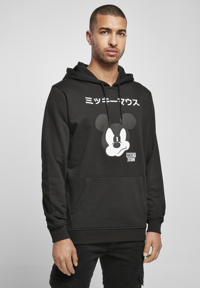 Bluza Z Kapturem Męska Czarna Merchcode MC619 Mickey Japanese