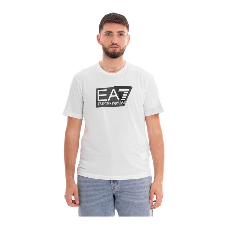 Męski T-shirt Casual Emporio Armani EA7