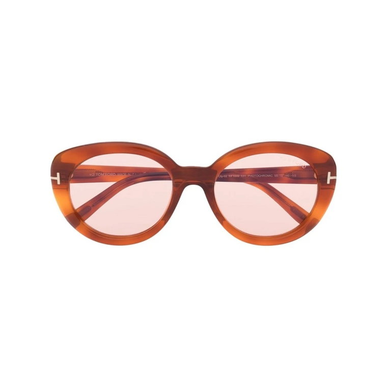 Okulary przeciwsłoneczne Lily-02, Ponadczasowy i Odważny Design Tom Ford
