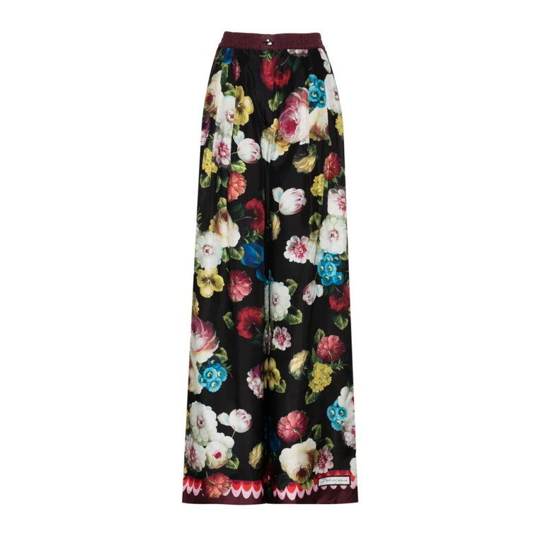 Stylowe Szerokie Spodnie dla Kobiet Dolce & Gabbana