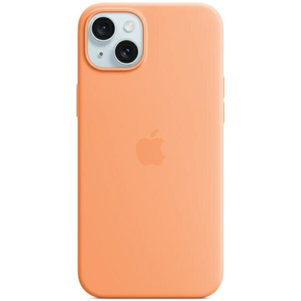 Etui Apple MT0W3ZM/A iPhone 15 / 14 / 13 6.1" MagSafe pomarańczowy/orange sorbet Silicone Case