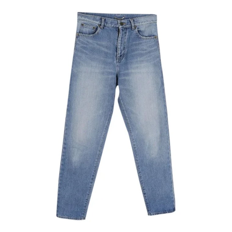Pre-owned Cotton jeans Saint Laurent Vintage