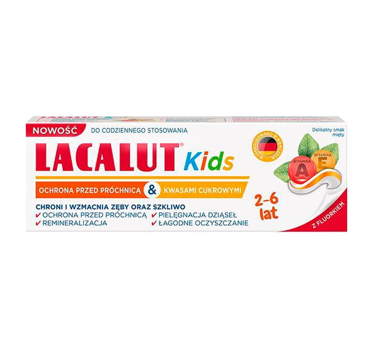 LACALUT KIDS PASTA DO ZĘBÓW DLA DZIECI 55ML