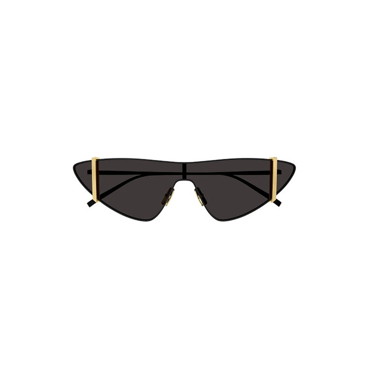 Czarne Metalowe Okulary Przeciwsłoneczne - Ostateczny Styl i Komfort Saint Laurent