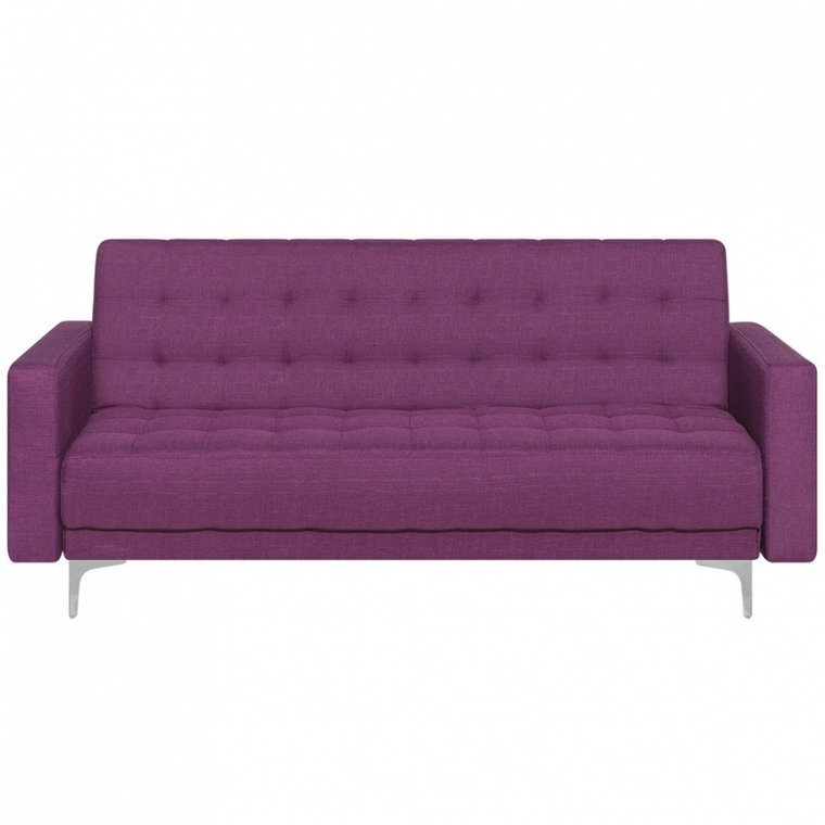 Sofa rozkładana fioletowa ABERDEEN kod: 4260624116907
