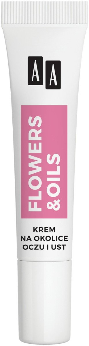 AA Flowers & Oils 75+ Odbudowa Krem przeciwzmarszczkowy na okolice oczu i ust 15ml