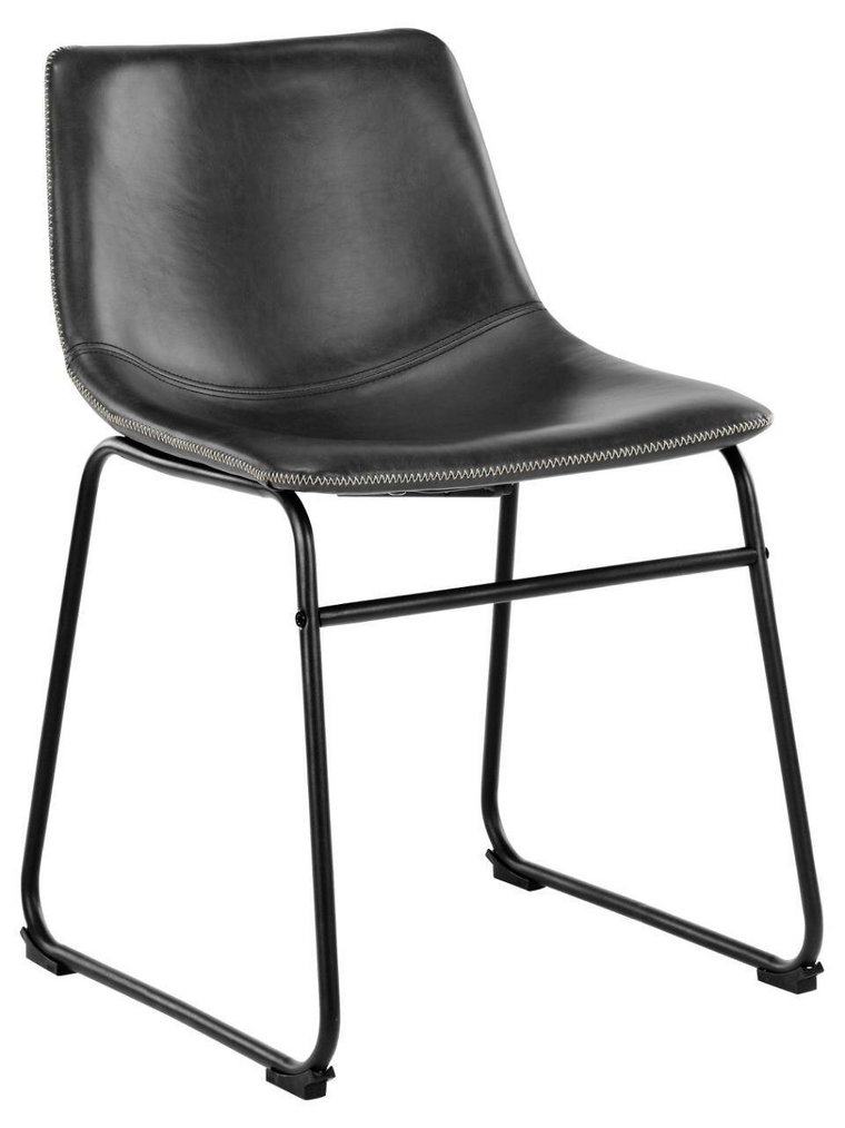 Krzesło Oregon czarne PU
