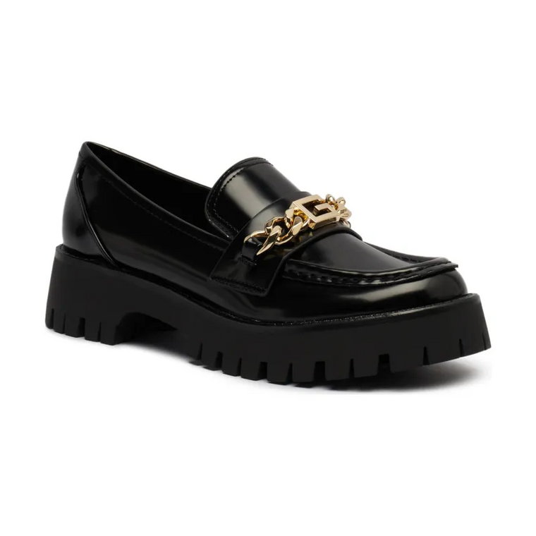 Guess Loafersy ALMOSTY | z dodatkiem skóry