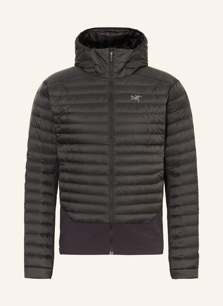 Arc'teryx Hybrydowa Kurtka Puchowa Cerium schwarz