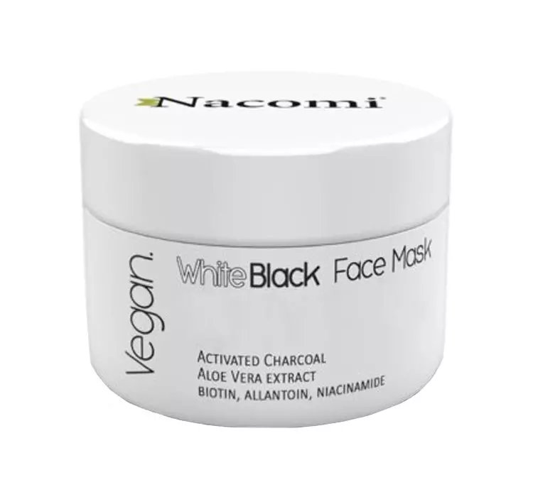 NACOMI WHITE BLACK MASK BIAŁO-CZARNA OCZYSZCZAJĄCA MASKA 50ML