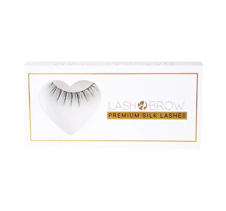 LASH BROW PREMIUM SILK LASHES NATURAL GLAM SZTUCZNE RZĘSY NA PASKU