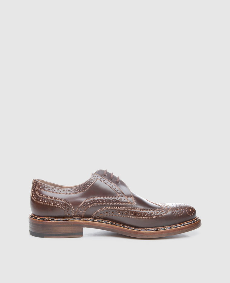 Heinrich Dinkelacker Buty biznesowe Derby BUDA FULL-BROGUE C