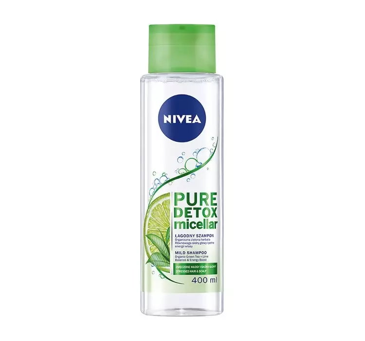 NIVEA PURE DETOX MICELLAR SZAMPON MICELARNY 400ML