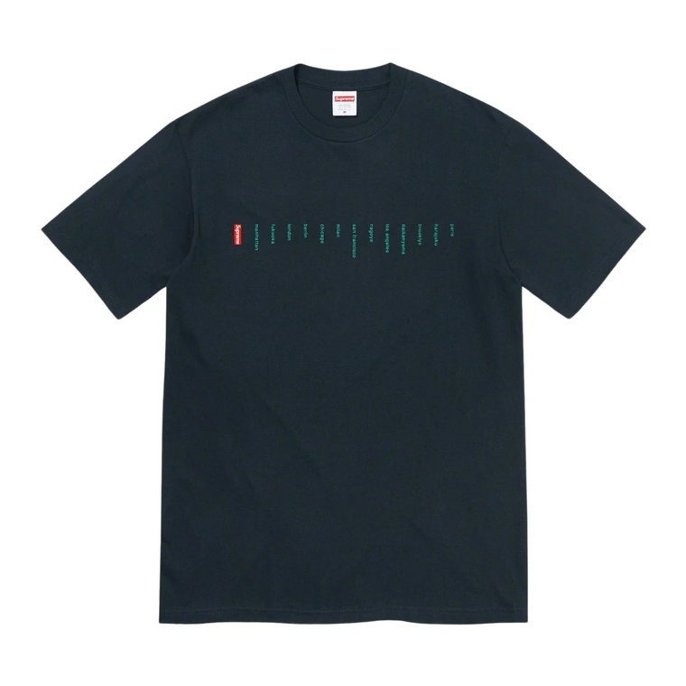 Wyjątkowa Navy Location Tee Supreme