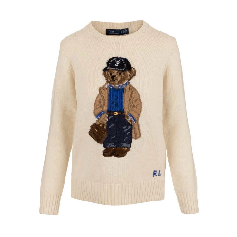 Sweter Jesienny Niedźwiedź Ralph Lauren