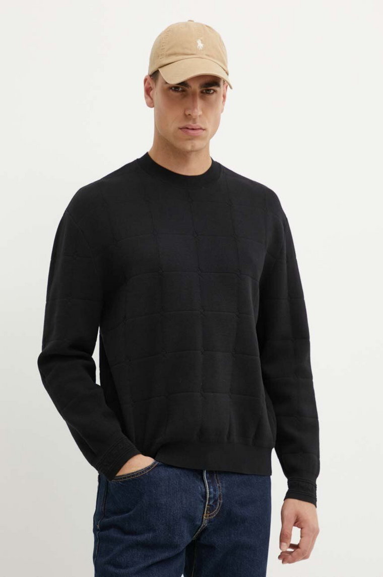 Armani Exchange sweter męski kolor czarny  6DZM6C ZM5AZ