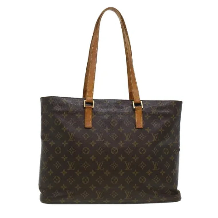 Używana Brązowa Torebka Louis Vuitton Luco z Kanwy Louis Vuitton Vintage