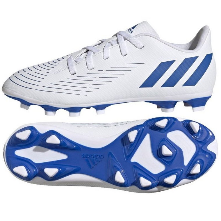 Buty piłkarskie adidas Predator Edge.4 FxG Jr GW2368 białe białe