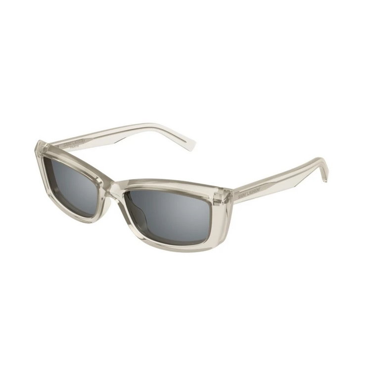 Beige Silver Okulary SL 658 Saint Laurent