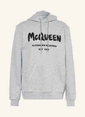 Alexander Mcqueen Bluza Z Kapturem Oversize grau