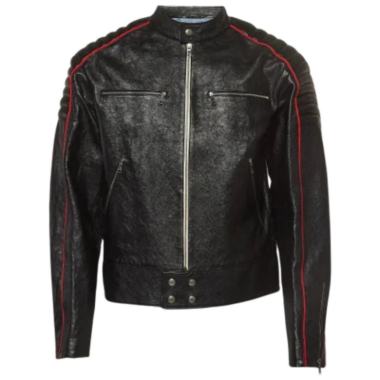 Pre-owned Leather outerwear Gucci Vintage