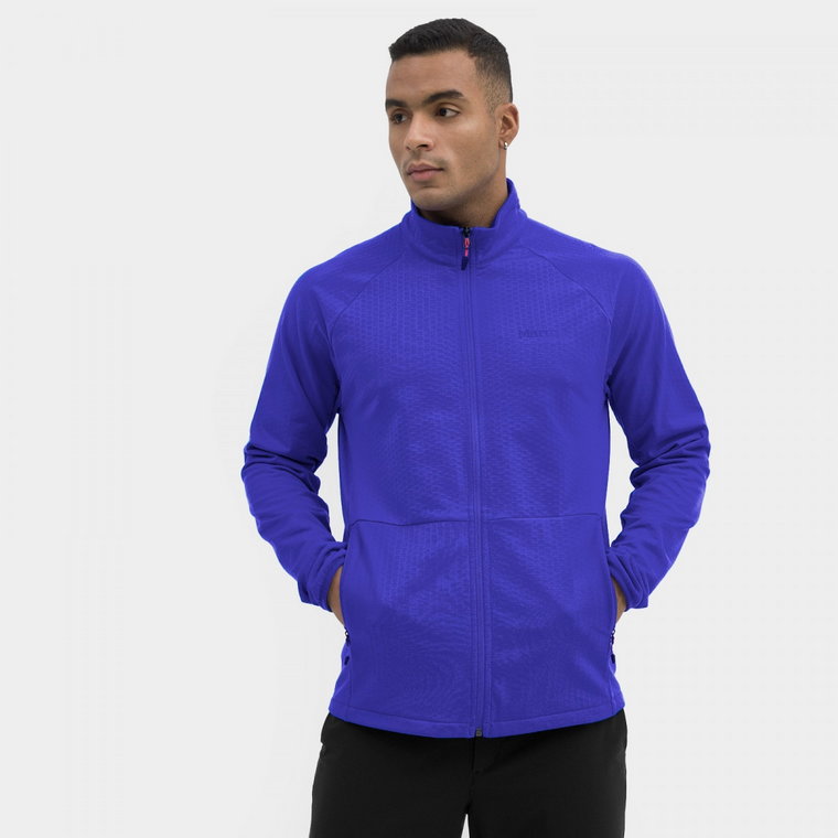 Męska bluza techniczna MARMOT Leconte Fleece Jacket - niebieska
