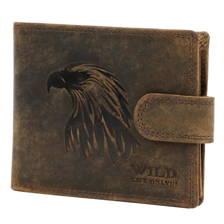 Skórzany męski portfel Wild FF5600B-O