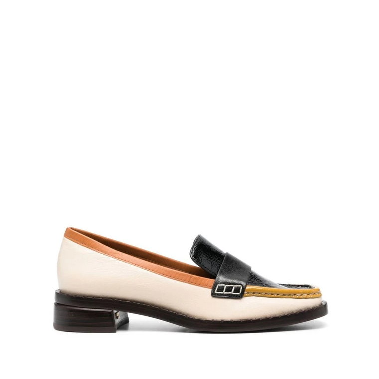 Mokasyny zamszowe Tory Burch