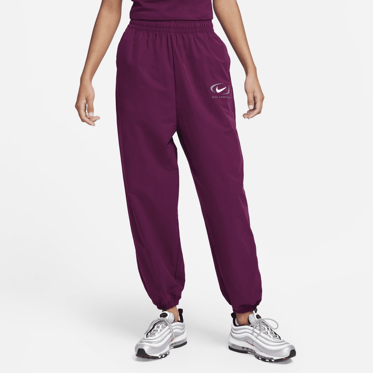 Damskie joggery z tkaniny Nike Sportswear - Zieleń