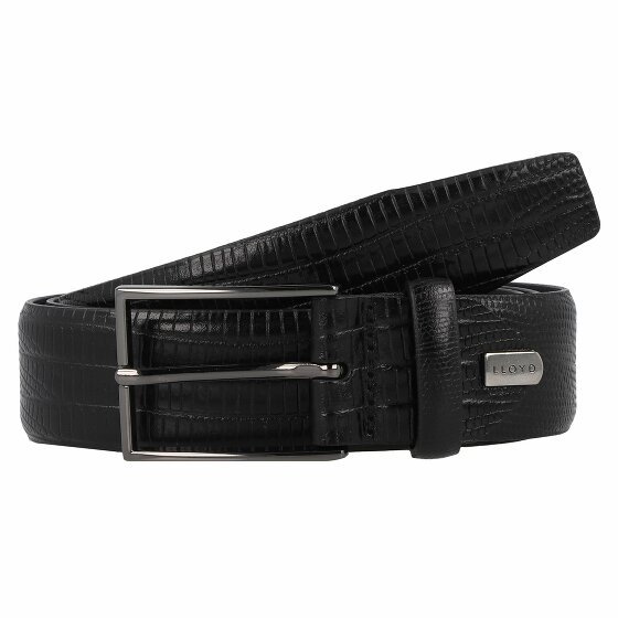 Lloyd Men's Belts Pas Skórzany schwarz 90 cm