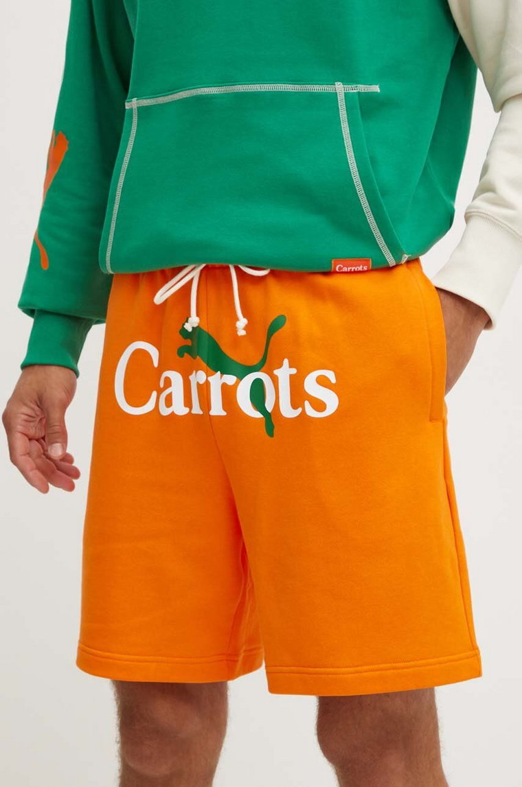 Puma szorty PUMA X CARROTS Shorts męskie kolor pomarańczowy 627447