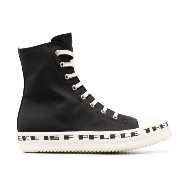 Czarne Milk Sneakers Rick Owens