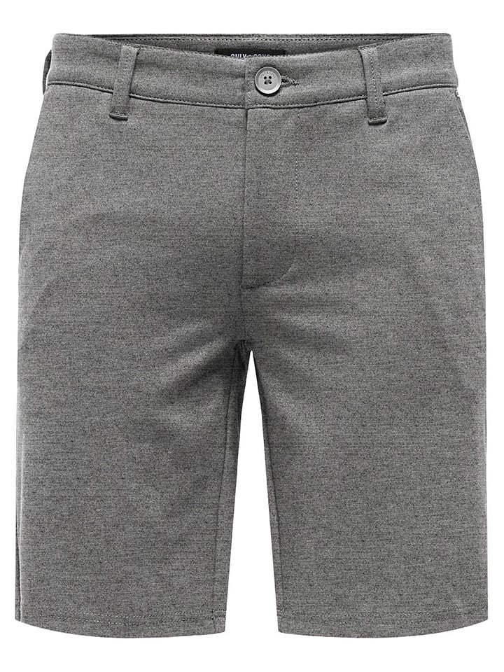 ONLY & SONS Szorty chino w kolorze szarym