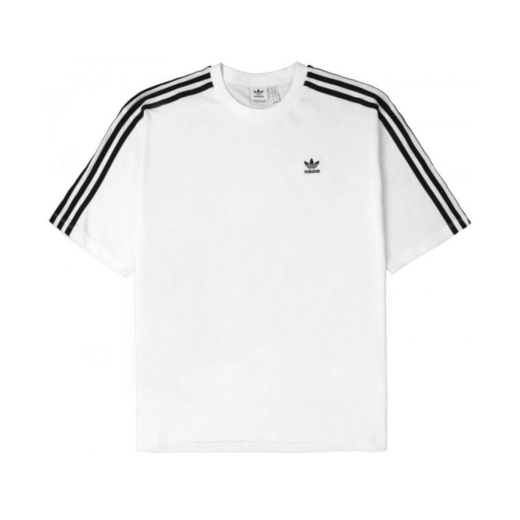 Biała Koszulka Sportowa dla Kobiet Adidas Originals