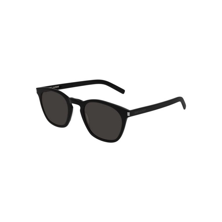 Czarne okulary przeciwsłoneczne z czarnymi soczewkami Saint Laurent