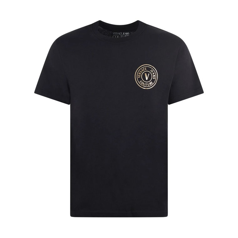 Czarny zestaw T-shirt i Polo Versace
