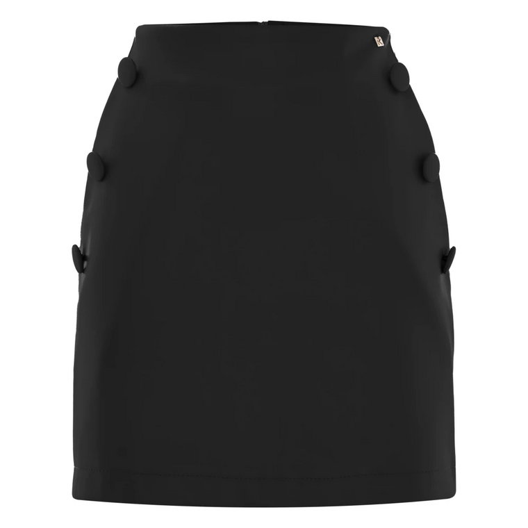 Short pencil skirt with decorative buttons Kocca