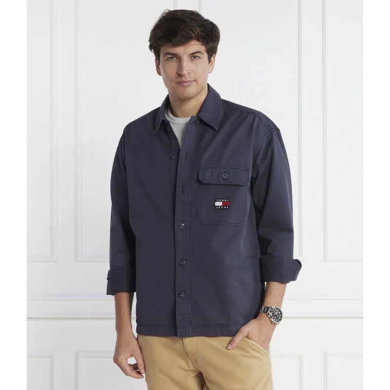 Tommy Jeans Koszula ESSENTIAL OVERSHIRT | Oversize fit